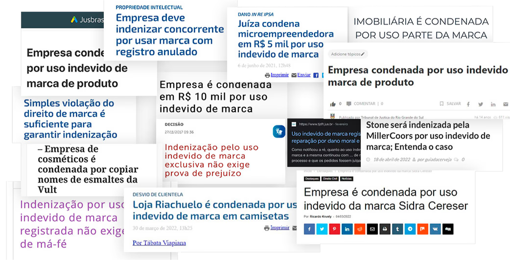 Notícias sobre riscos de marca